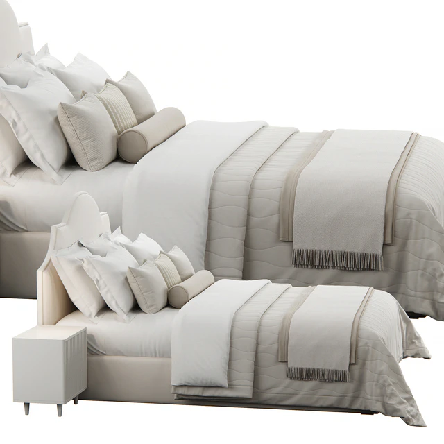 Nicolette Upholstered Headboard Bed — Скачать