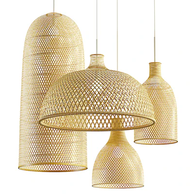 Aliexpress rattan chandelier set — Вид 1