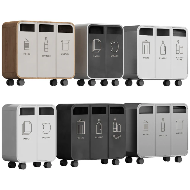 532 exterior and architecture 24 litter bins Recycling Cloud by TreCe — Descargar