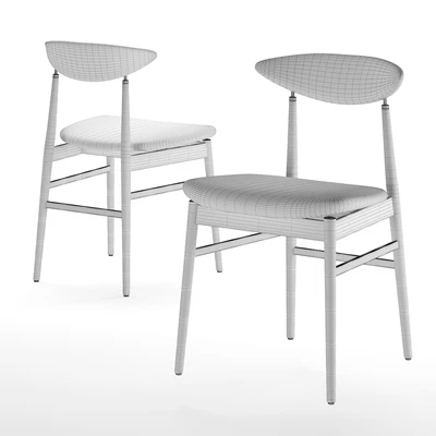 Gent Dining Chair - Fully Upholstered, Gubi — Ver 3