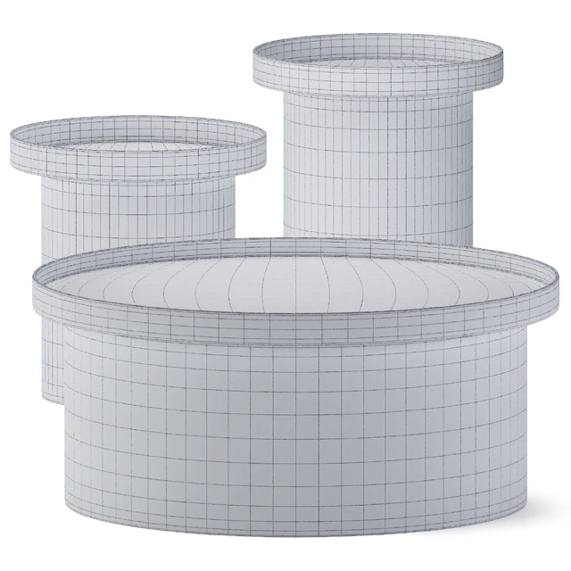 Metal Round Coffee Tables Caliz by Morada — Descargar