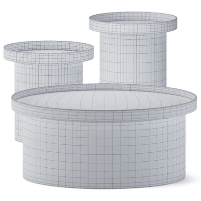 Metal Round Coffee Tables Caliz by Morada — Ver 2