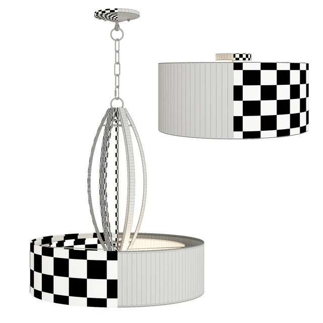 Possini Euro Alecia  Wide French Gold Pendant Light — Скачать