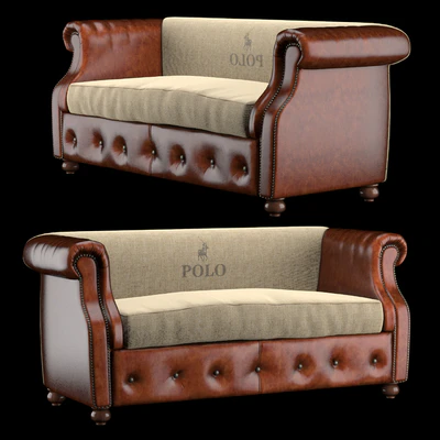 ДИВАН POLO BROWN LEATHER — Вид 3
