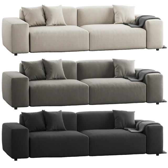006 Cloud Sofa modular 2 seat by Prostoria — Скачать