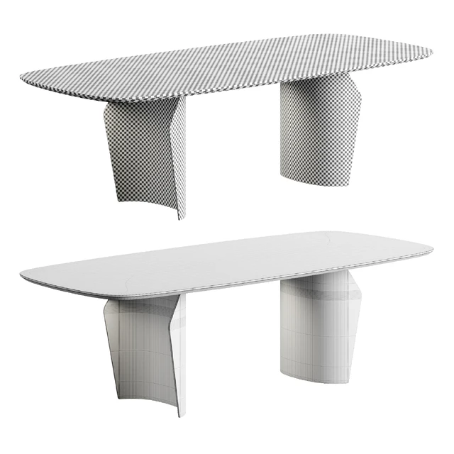 Bonaldo Flame Table Marble Top — Descargar
