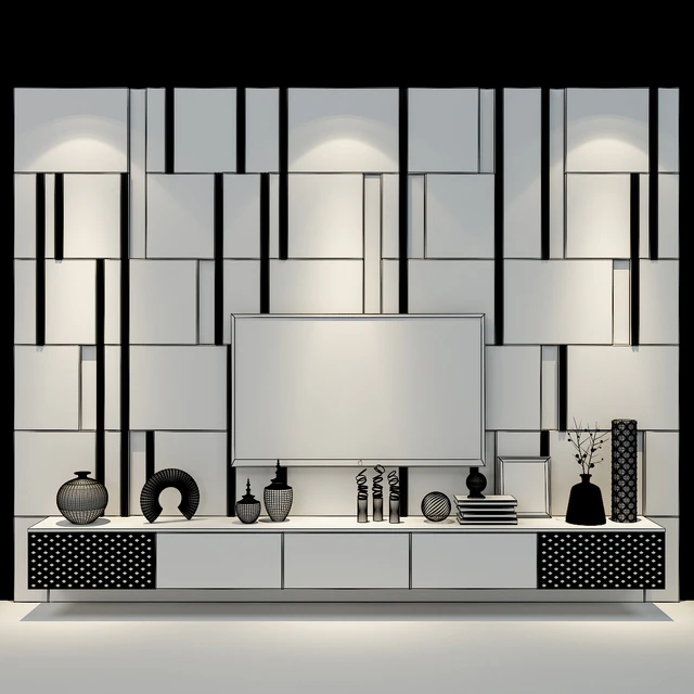 TV Stand set 0302 — Descargar
