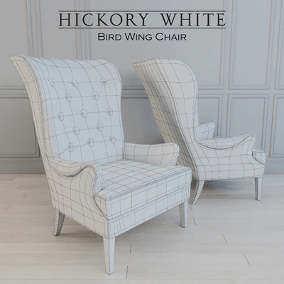 Hickory - Bird Wing Chair — Ver 2