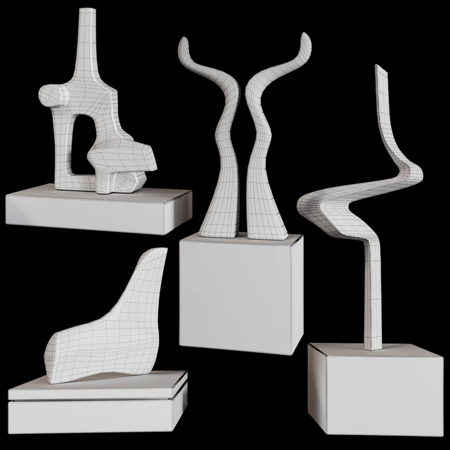 Abstract Sculptures set by Burlini Varga — Descargar