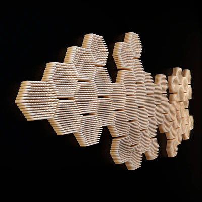 Gerry Ant Kypselides Painting wall sculpture — Ver 2