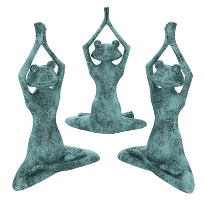 Stretching Yoga Frog Figurine — Вид 3