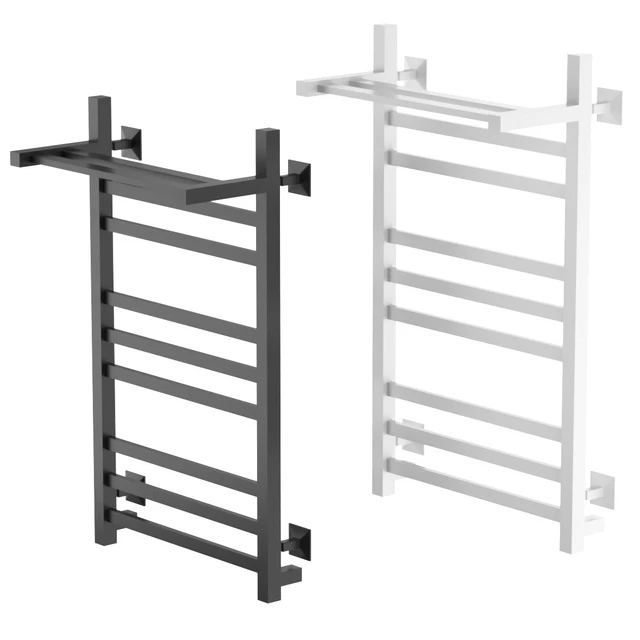 Electric towel warmer EWRIKA Penelope KV 80x50, with shelf — Descargar