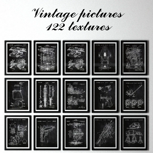 Pictures of vintage style. 122 texture. — Descargar