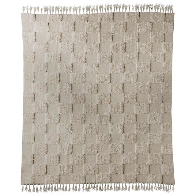 Checkerboard Hilo Tufted Rug — Descargar