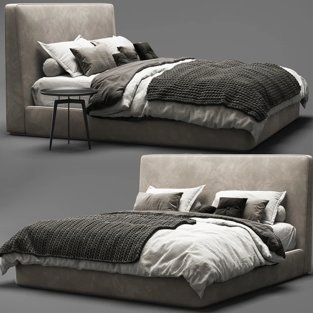Minotti Powell Bed 121 — Descargar