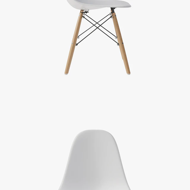 Eames Molded Plastic Side Chair Dowel Base By Herman Miller — Скачать