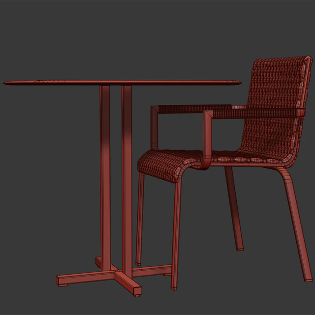 Roberti Rattan Key West Chairs&Table — Скачать