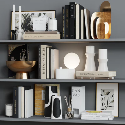 Decor shelf set 13 West Elm — Ver 6