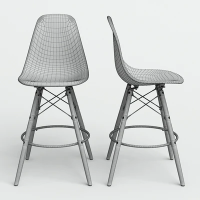Chair Eames Style DSW bar. — View 2