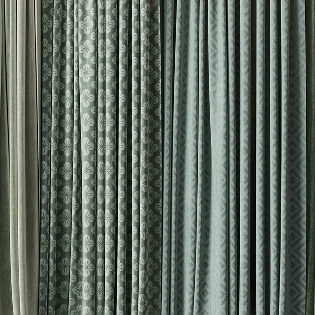 hadi curtain 57 collection green curtains — Descargar