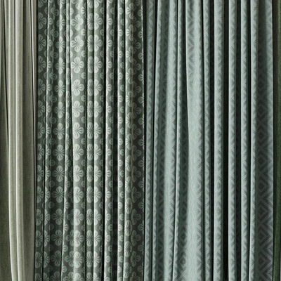 hadi curtain 57 collection green curtains — Ver 5