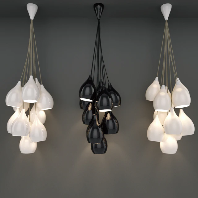 BTC Original Drop One Grouping Of Eleven Pendant Light — Descargar