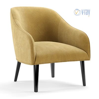 La Forma. LOBBY Bobly corduroy armchair. — Вид 4