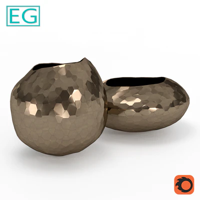 EG Edge metal vase — Вид 1