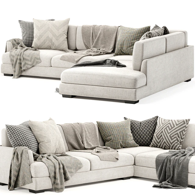 Elsie sofa with chaise — Descargar