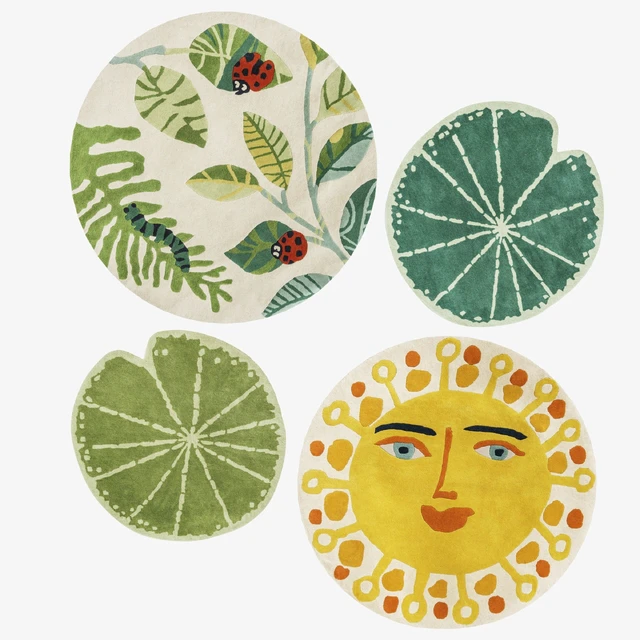 Round carpets in the nursery from Villa Nova — Descargar