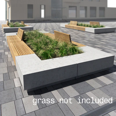 Paving / street furniture 02 — Ver 3