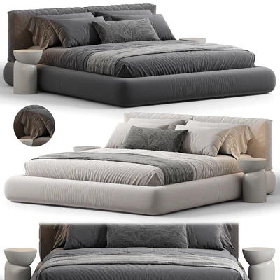 Italian minimalist bed — Ver 1