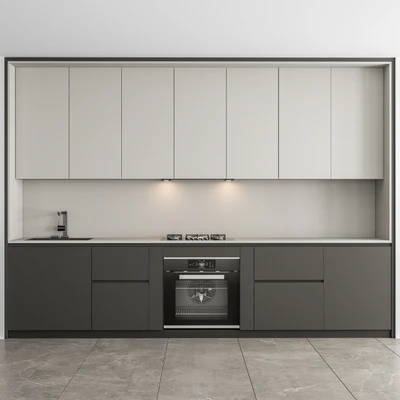 Kitchen Modern - White and Gray Cabinets 74 — Ver 1