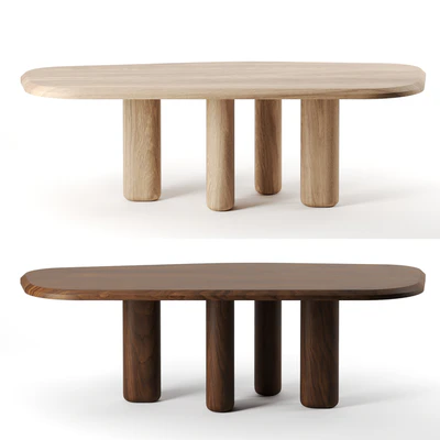 ROUGH DINING TABLE by Collection Particuliere — Ver 1