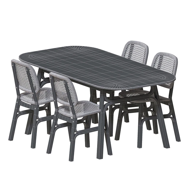 IKEA VOXLÖV Dining table and chair — Descargar