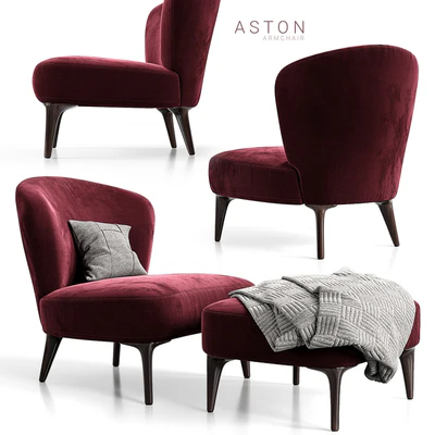 Armchair minotti aston — Ver 1