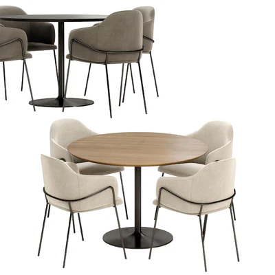 carver dining chair with Anderson table — Ver 3