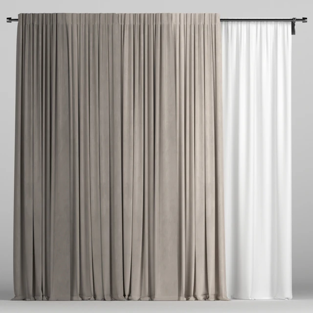 Curtains with tulle. — Descargar