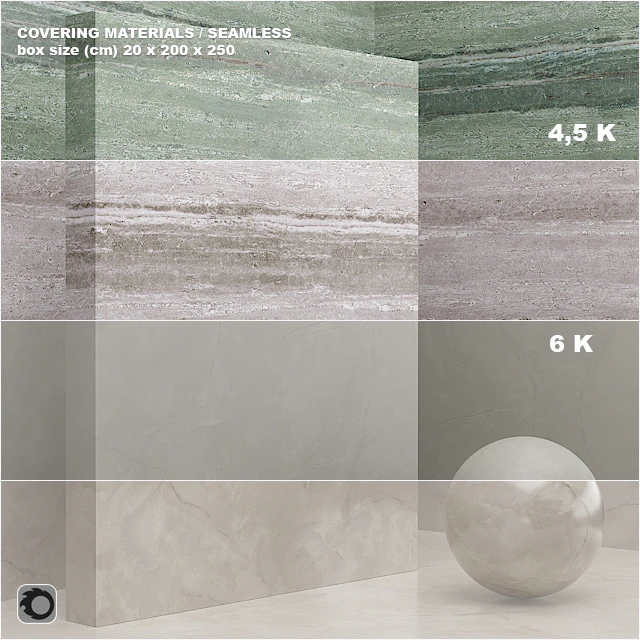 Material (seamless) - coating, marble, plaster set 47 — Descargar