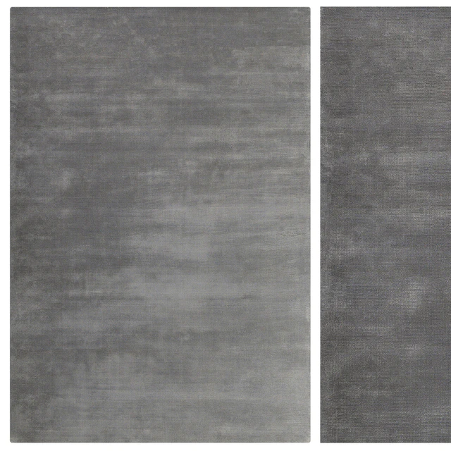 Carpet set 17 - Plain Gray Wool Rug / 6K — Descargar