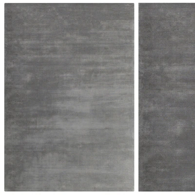 Carpet set 17 - Plain Gray Wool Rug / 6K — Ver 4