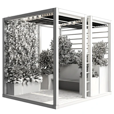 Landscape Furniture with Pergola and Roof garden 01 — Вид 5
