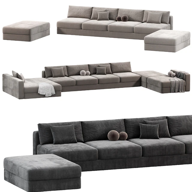 HAROLD Sofa by Meridiani, диваны — Скачать