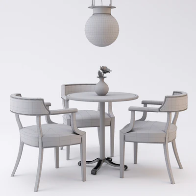Restaurant furniture set 01 — Вид 3