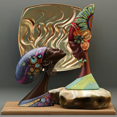 African sculptures - Factory "DesignToscano" — Ver 1