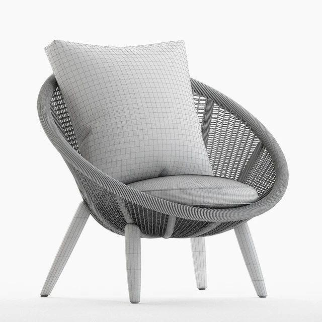 Minotti Lido Cord armchair — Скачать