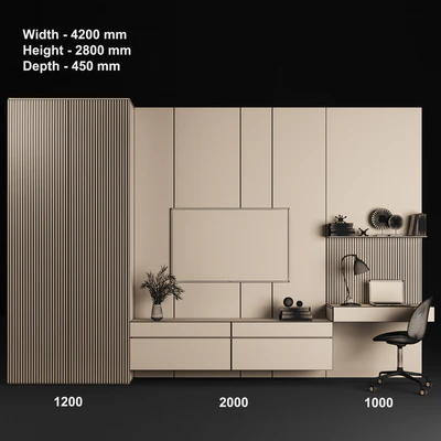 Furniture Arrangement 78 — View 3