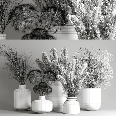 Dry Bouquet Collection 05 - Dried autumn plants and flowers — Ver 4