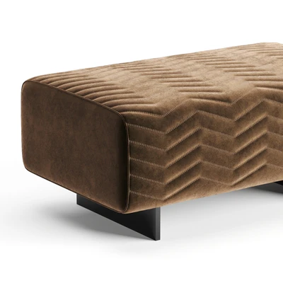 Minotti Quincy Chevron Benches — Вид 5
