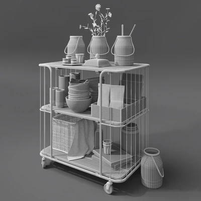 Kitchen trolley. Kitchen Set Stockholm. — Ver 3
